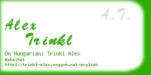 alex trinkl business card